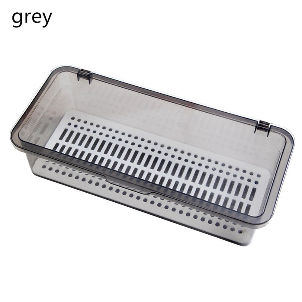 GURUNGMANI Household Chopstick Holder Drain Extended Chopstick Cage Spoon Fork Chopsticks Organizer Box With Cover