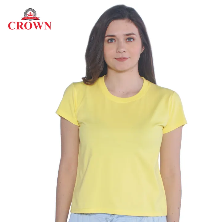 light yellow t shirt ladies