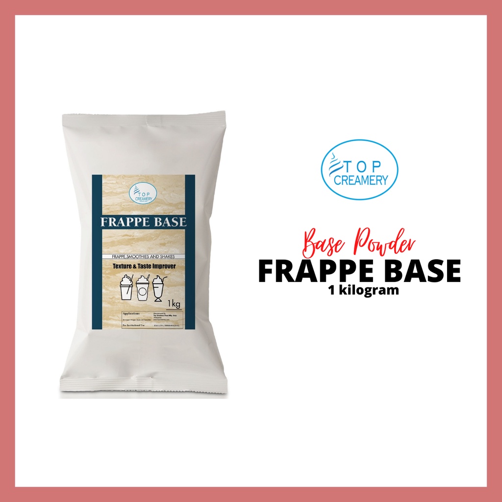 FRAPPE BASE POWDER (1 KG) TOP CREAMERY Lazada PH