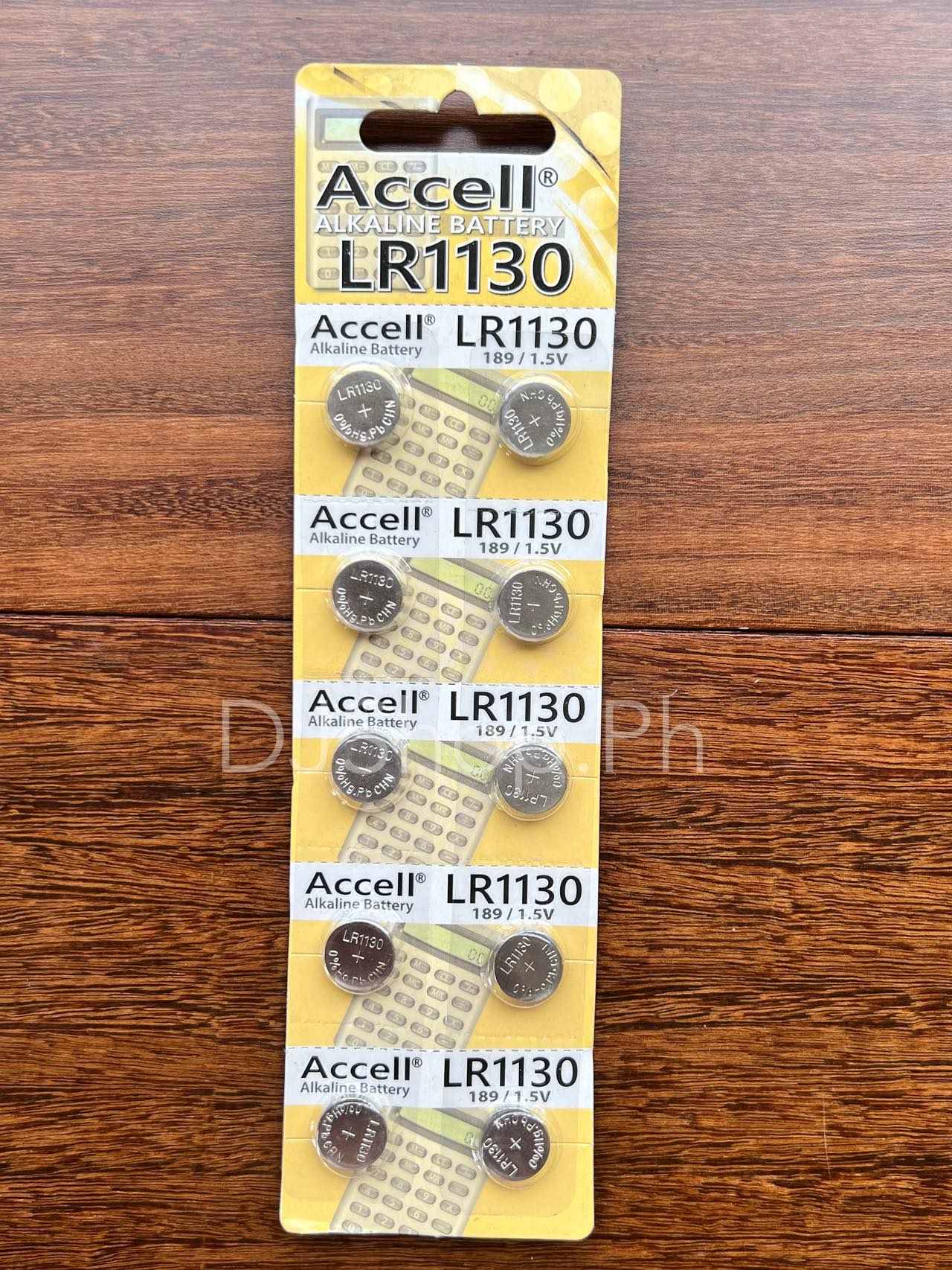 LR1130 AG10 accell 1.55 Volt Alkaline Button Cell Battery Lazada PH