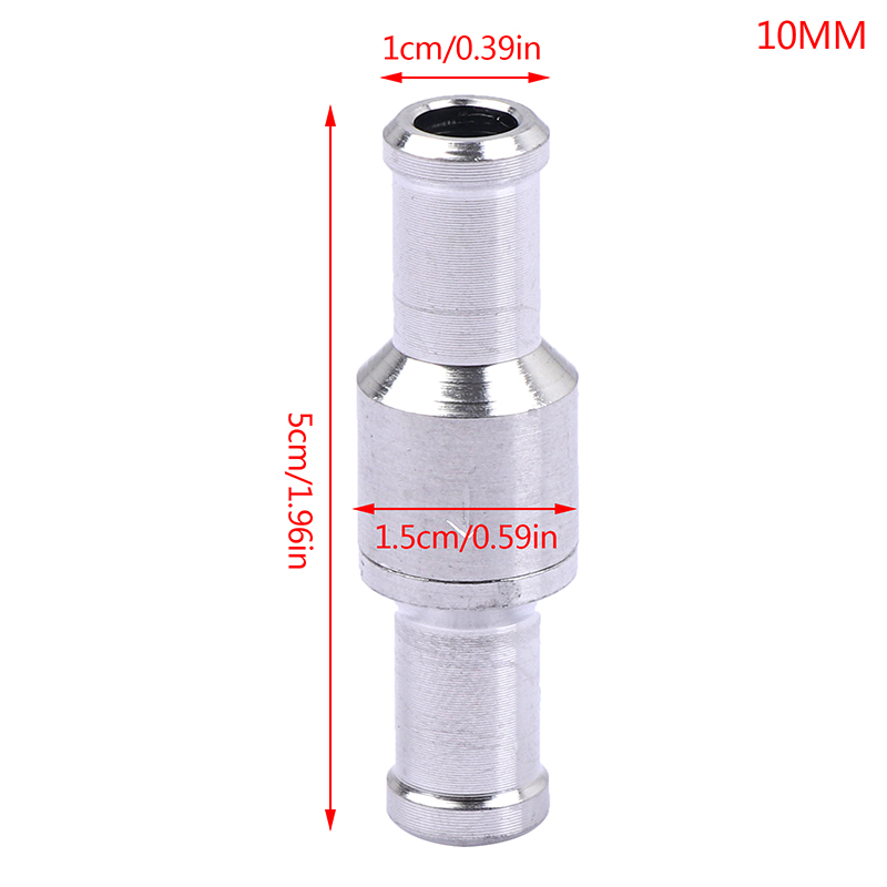 One Way Check Valve Alloy Fuel Non Return Check Valve for Car Oil Water