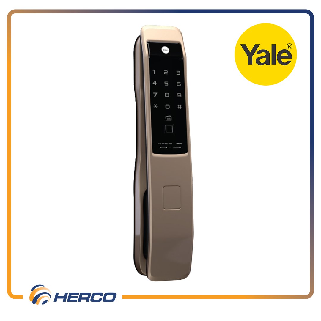 Yale YMI70 Push & Pull Digital Door Lock Lazada PH
