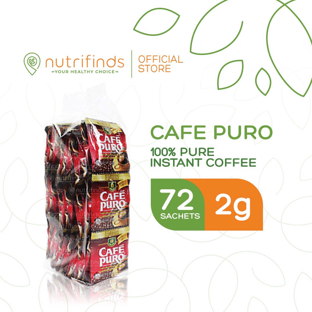 Cafe Puro Instant Coffee Bag (72 sachets) Lazada PH