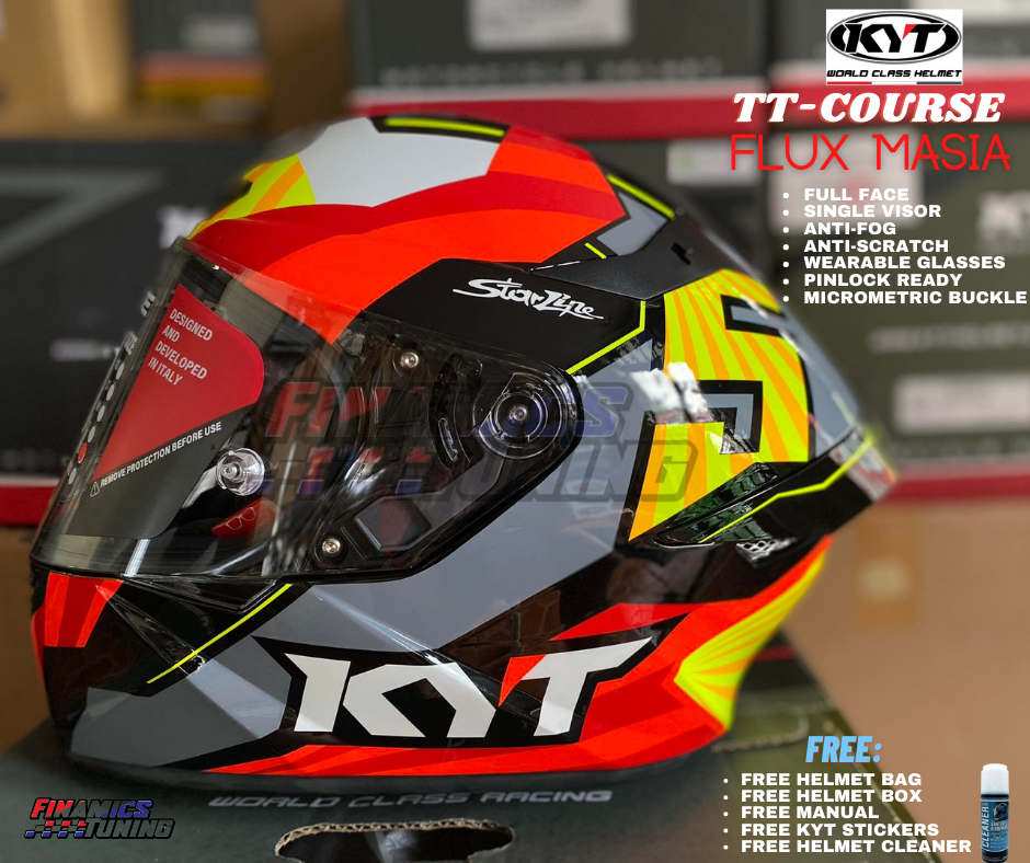 KYT HELMET TTCOURSE FLUX MASIA LARGE XL MEDIUM Lazada PH