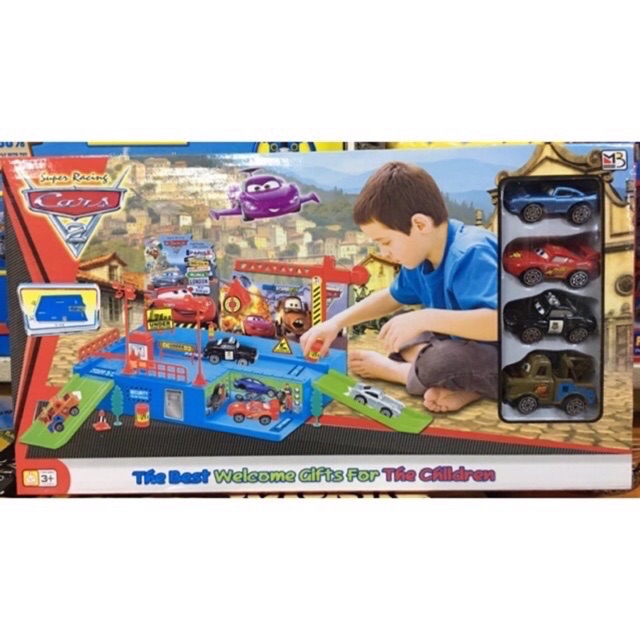 super race garage playset