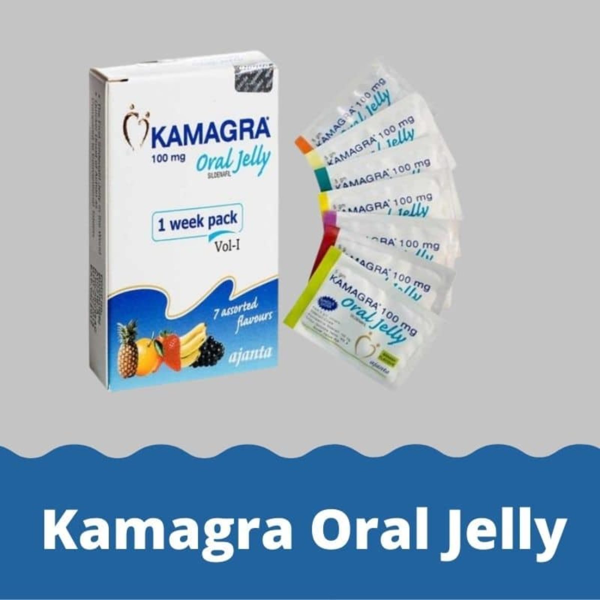 Original Kam Oral Jelly 1 pack 7 sachets Effective Sexual Enhancers