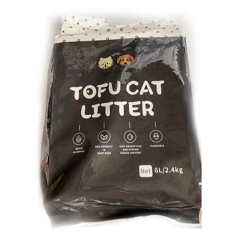 【Fast delivery】6L Cat Litter Food Grade Plant Tofu residue Made Flushable Cat Litter Sand Cat