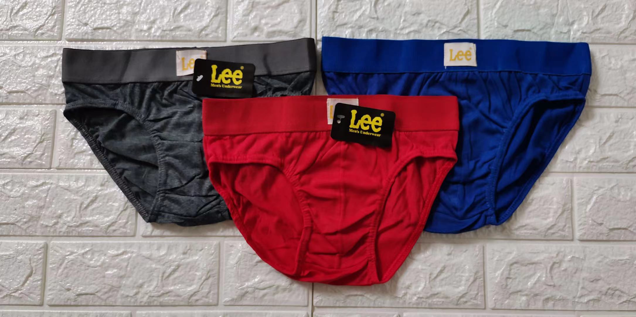 lee brief underwear 3pcs assorted color Lazada PH