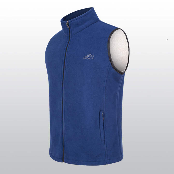 sleeveless fleece jacket