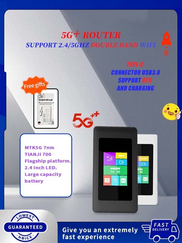 *Kiriman*5G Modem sim card router support all operators portable wifi