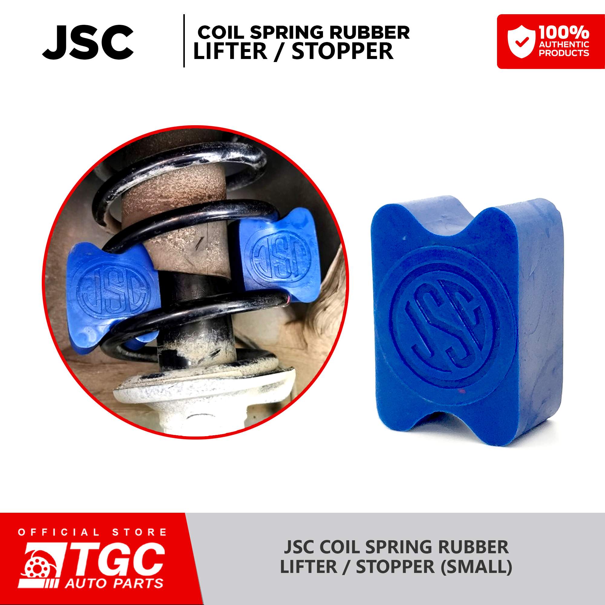 JSC 1pc / 4Pcs High Quality Coil spring rubber stopper / lifter
