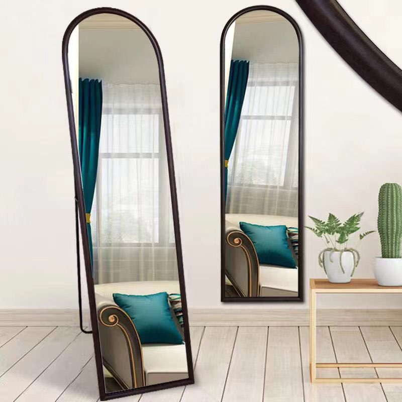 Solid Wood Style FullLength Mirror/ Arch top Solid Wood Style Full