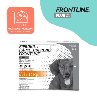 FRONTLINE Plus Flea & Tick Treatment for Small Dogs (2-10kg)