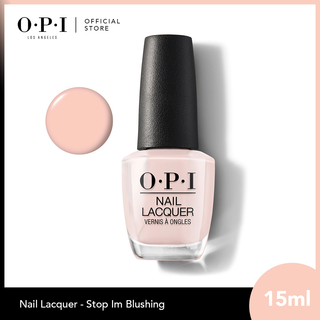 OPI Nail Lacquer Stop Im Blushing 15mL Lazada PH