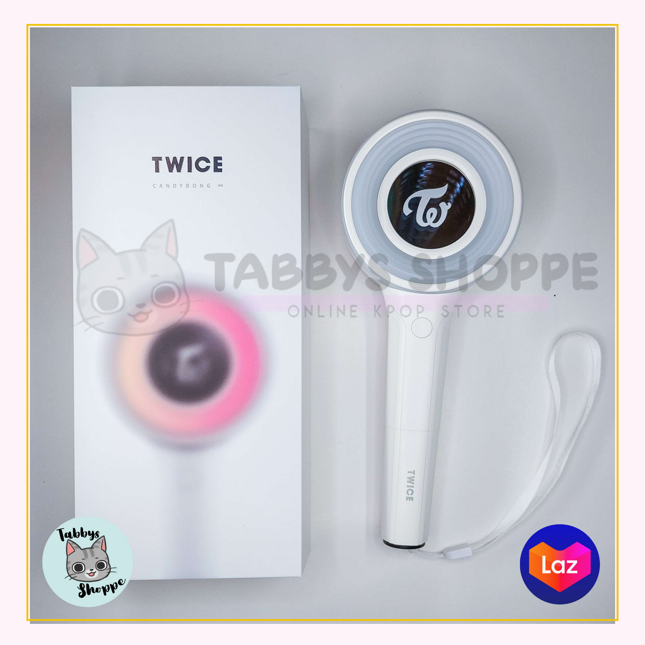 TWICE LIGHT STICK KEYRING VERSION 2 : CANDY BONG Z – KPOP Store in USA