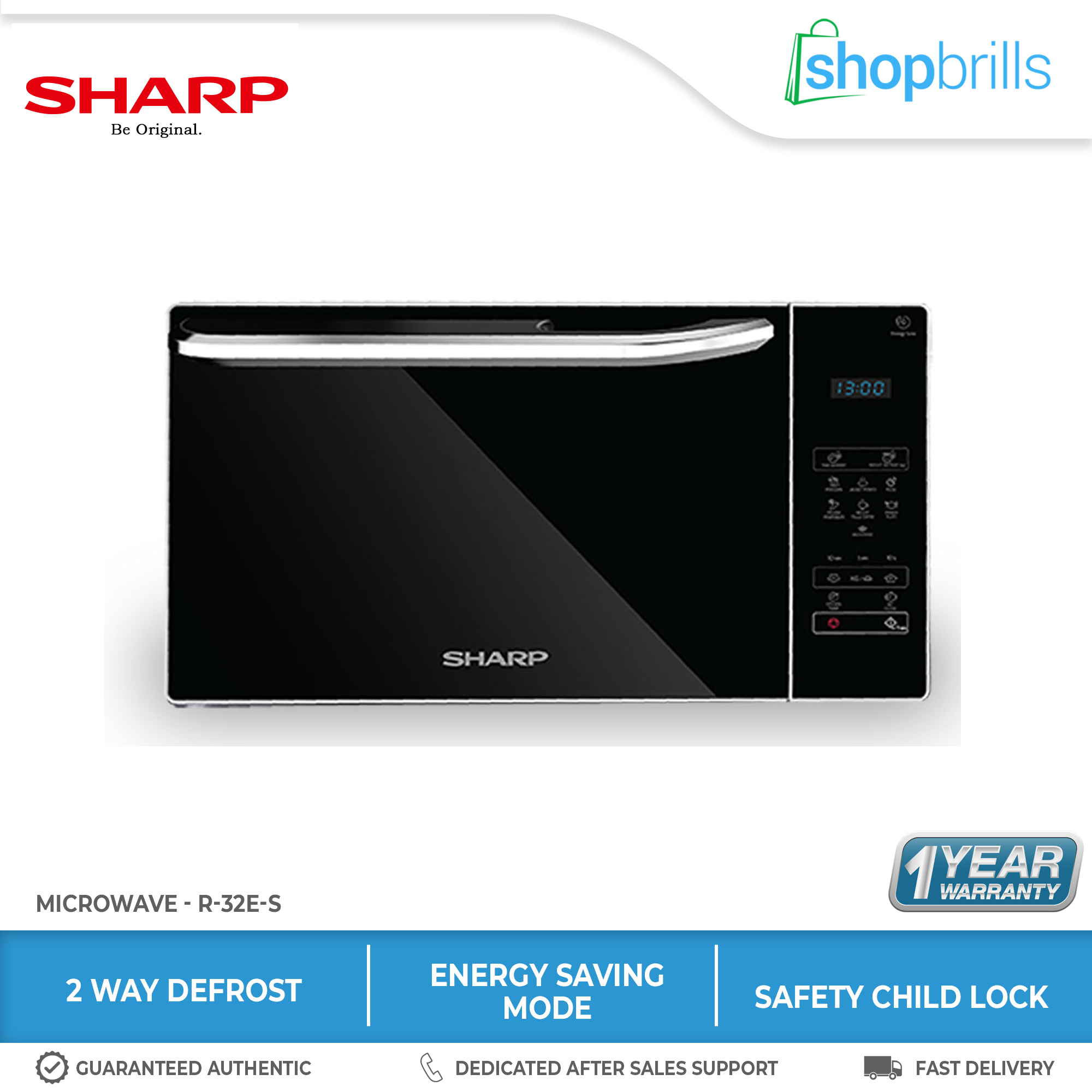 Sharp Microwave Oven R32E(S) 25 / Brills] Lazada PH