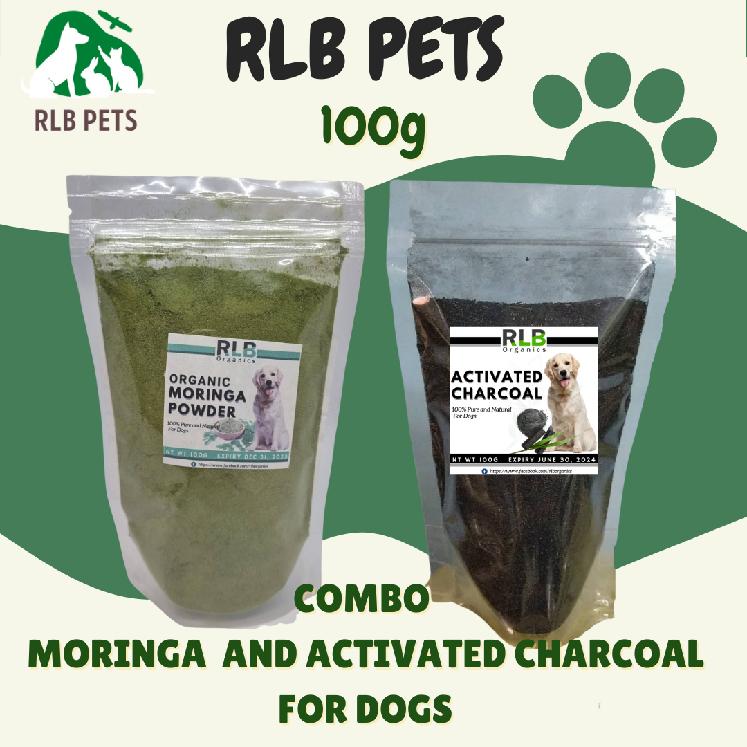 100 grams Moringa Powder for Dogs and 100 grams Activated Charcoal Powder for Dogs Overall