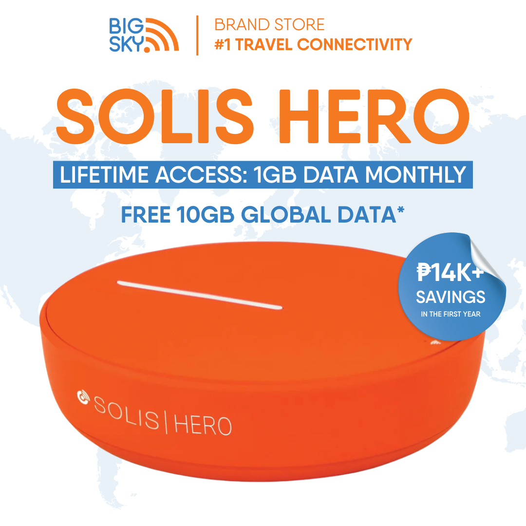 2025 SkyRoam Solis HERO 4G/LTE WiFi with FREE Lifetime Data Plan
