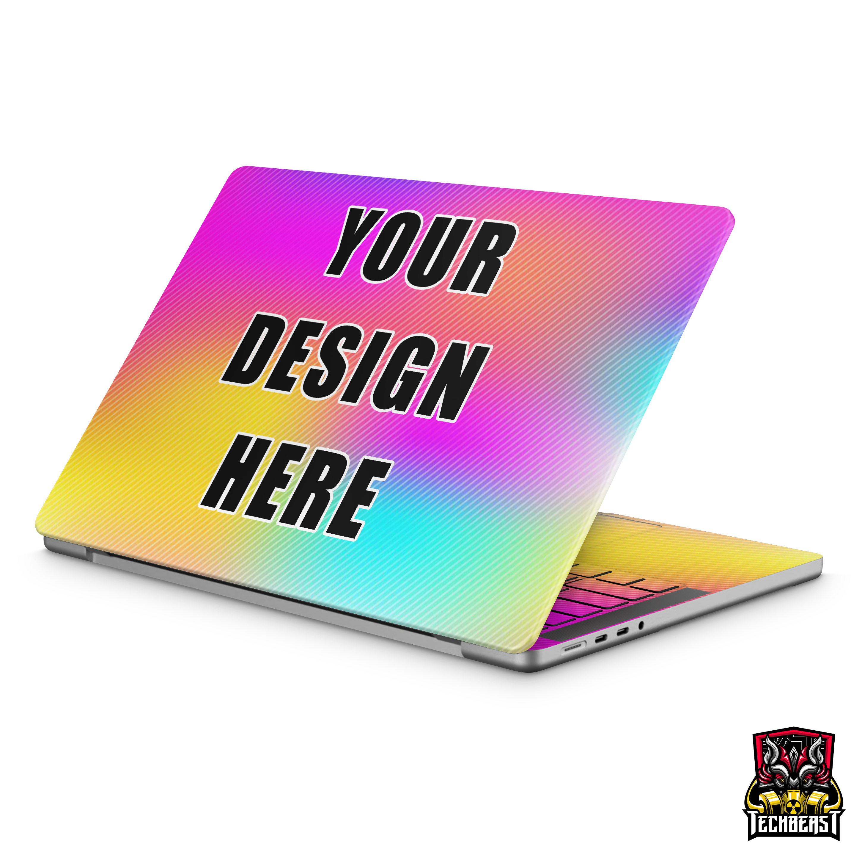 3M Custom Laptop Skin Vinyl Wrap Techbeast ( MESSAGE YOUR LAPTOP MODEL ) Lazada PH