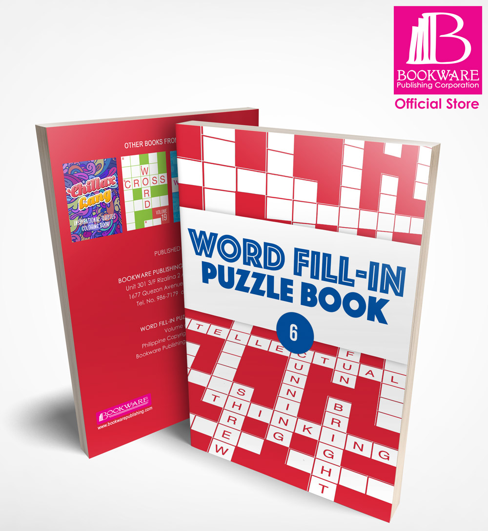 WORD FILLIN PUZZLE BOOK (VOL 6) SUITABLE FOR ALL AGES Lazada PH