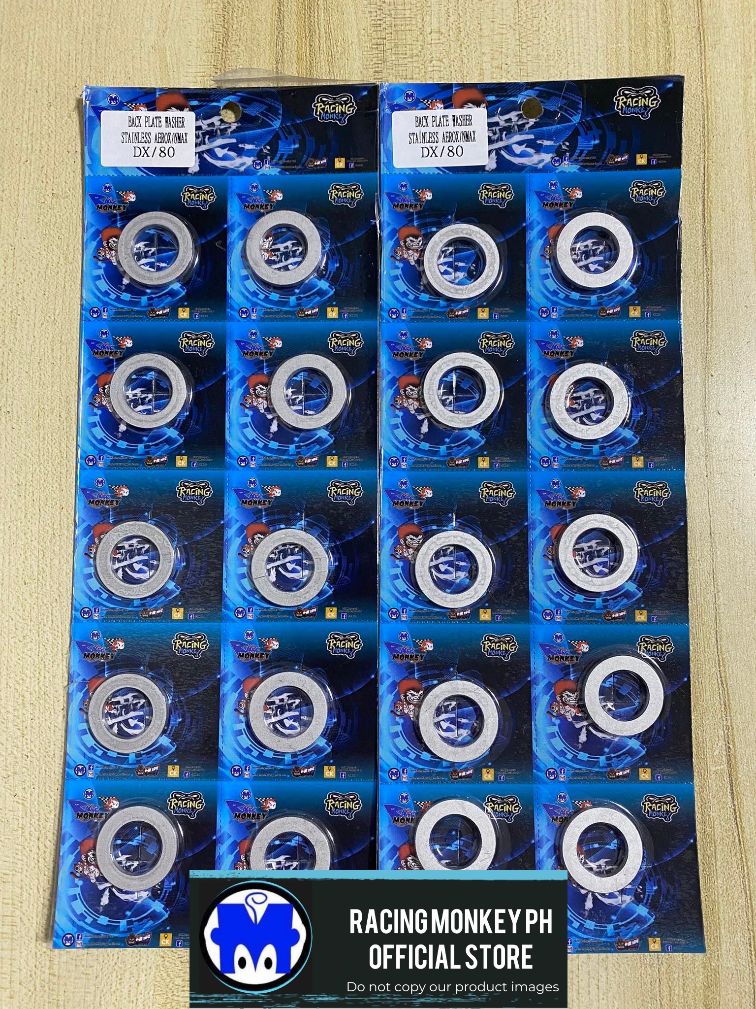 Back Plate Washer Stainless (Aerox/Nmax) Racing Monkey Lazada PH