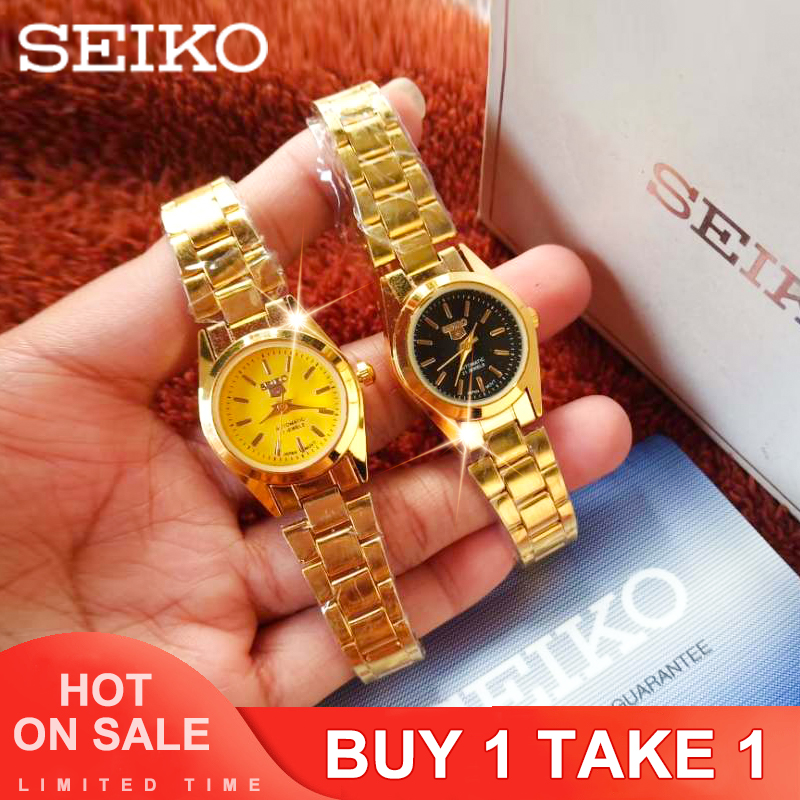 Seiko 5 Waterproof Luminous Couple Watch with Calendar | Lazada PH