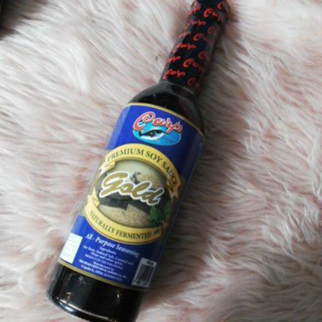 CARP GOLD SOY SAUCE / SOYA PATIS/ OYSTER SAUCE/ CANE VINEGAR 350 ML ...