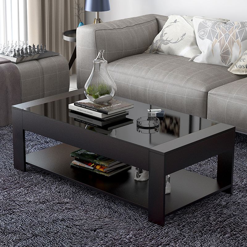 OFCOX [with glass] Simple modern living room coffee table tea table
