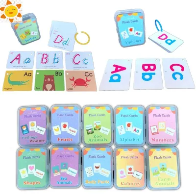 Early Learning Memory Toy Baby Preschool English Learning Flash Cards Educational Toys for children