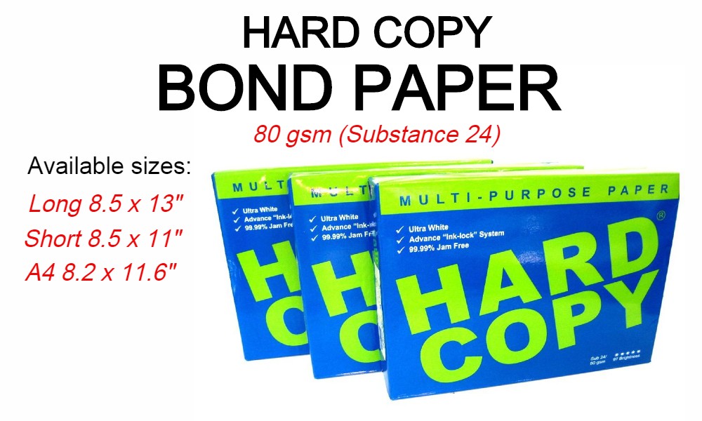 Advance Hard Copy Bond Paper 80gsmsubstance 24 Blue Copy Paper For All Types Of Printer And 9159