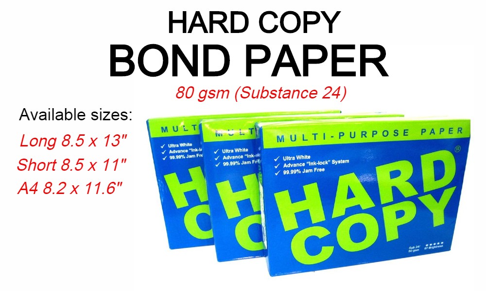 Advance Hard Copy Bond Paper 80gsm/Substance 24 (Blue) Copy Paper for ...