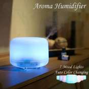 500ML Aromatherapy Diffuser with 4 Timers and LED Lamp
