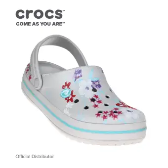 crocband printed clog