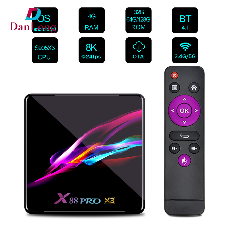 Bảng giá Bộ Mạng 1 Mảnh HD-Bộ Chuyển Đổi Tín Hiệu Chất Liệu Nhựa ABS X88 Pro X3 TV Box Tần Số Kép Wifi Android 9.0 8K Phong Vũ