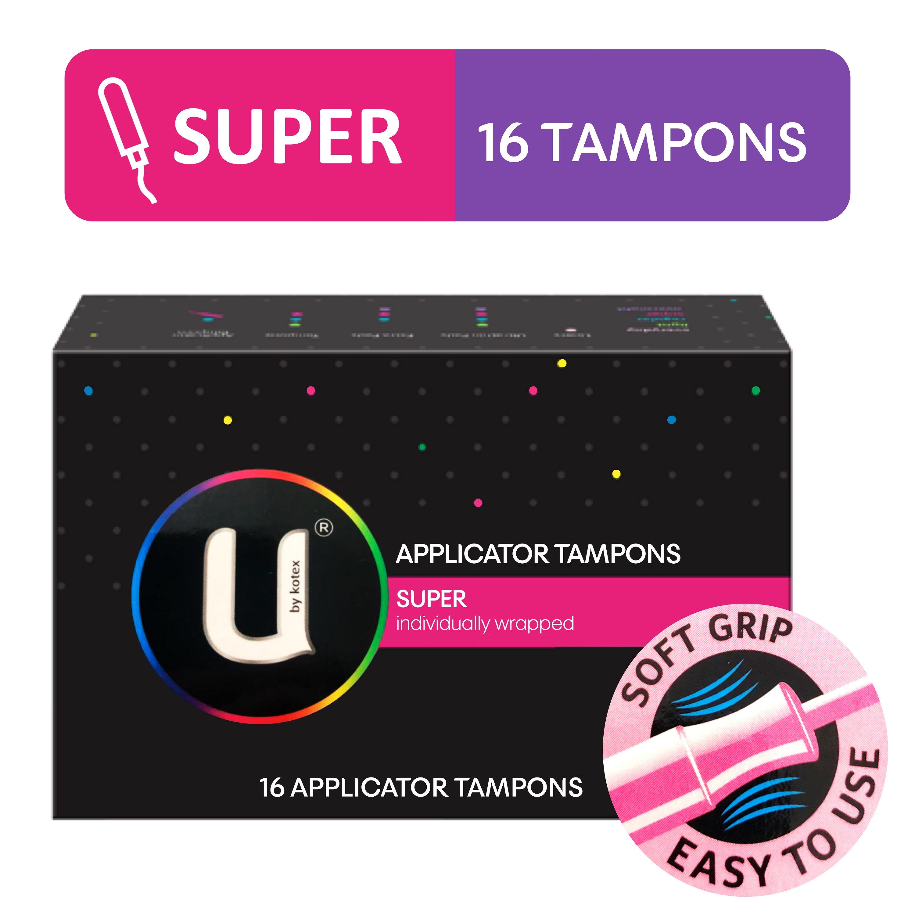 U by Kotex® Tampons 16 Tampons x 1 pack (16 Tampons) Lazada PH