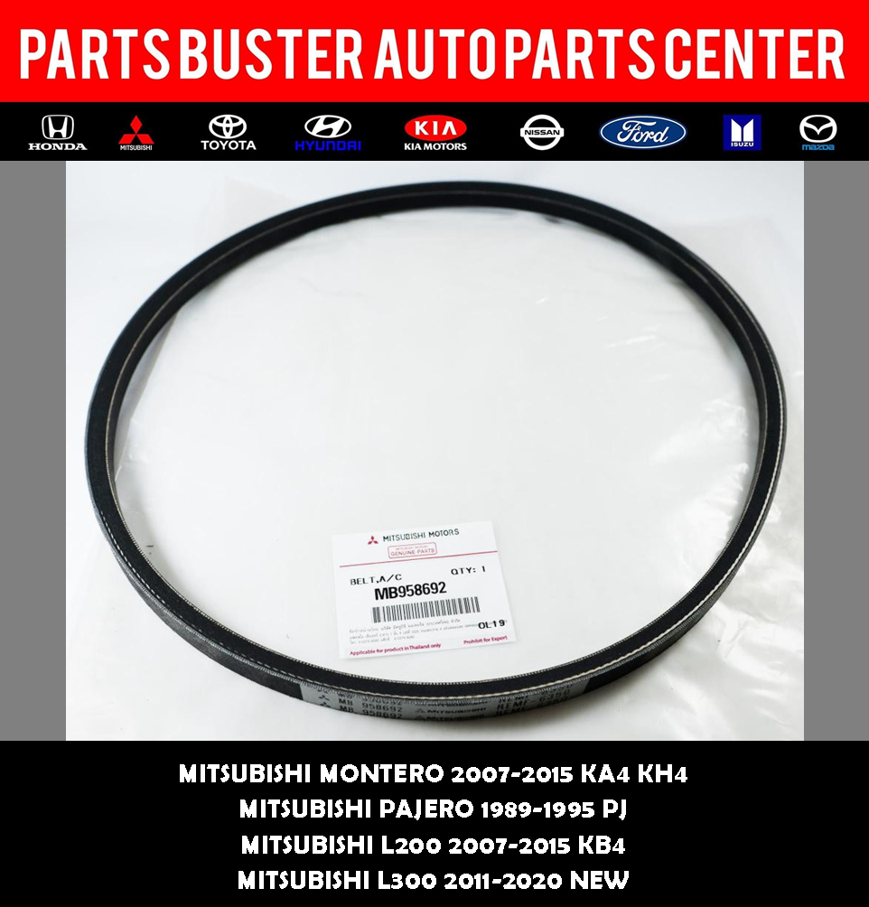 Genuine Aircon Belt for Mitsubishi Pajero 1989-1995 / Montero 2007-2015 ...