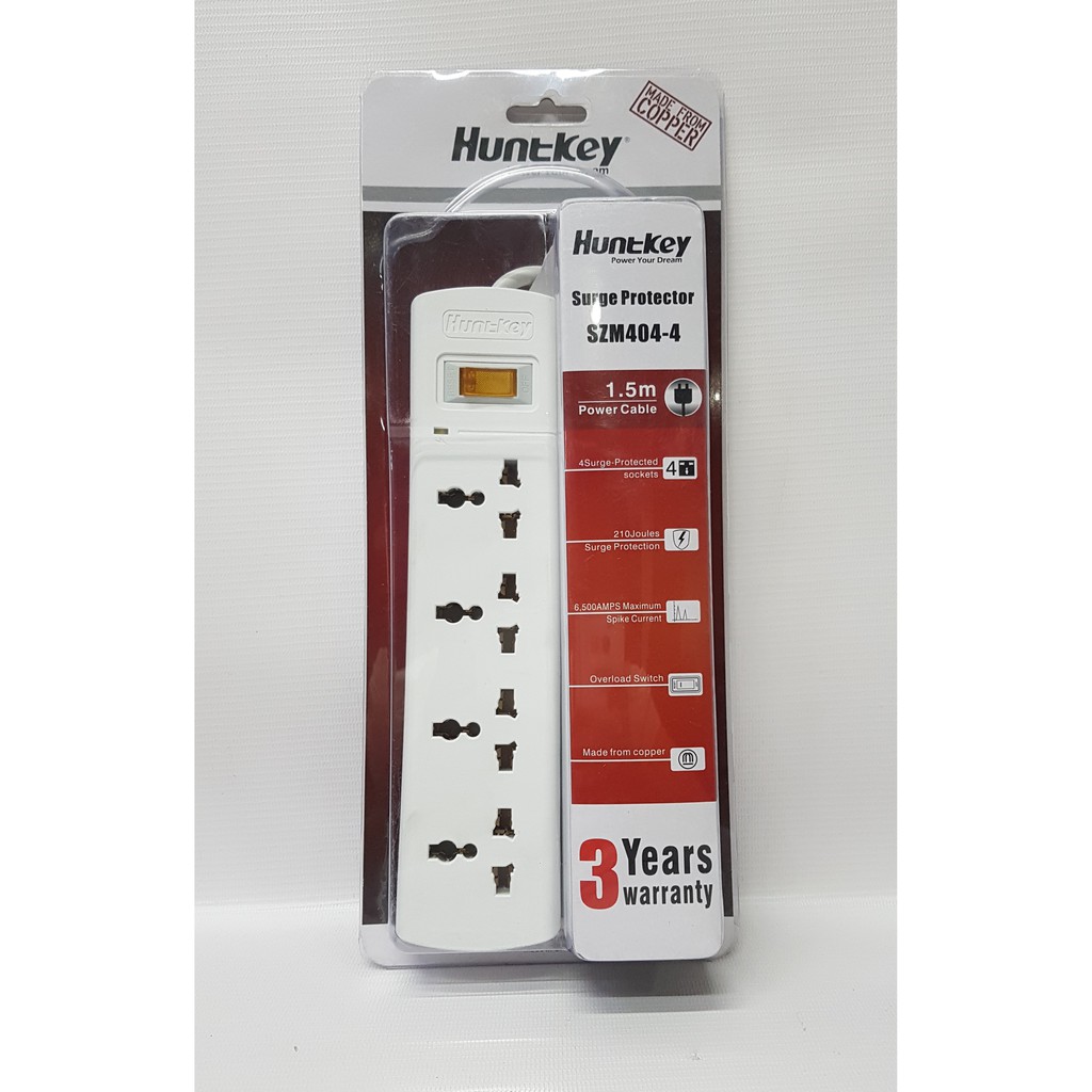 surge protector extension omni extension extension cord Huntkey SZM4044 Surge Protector 4 Surge