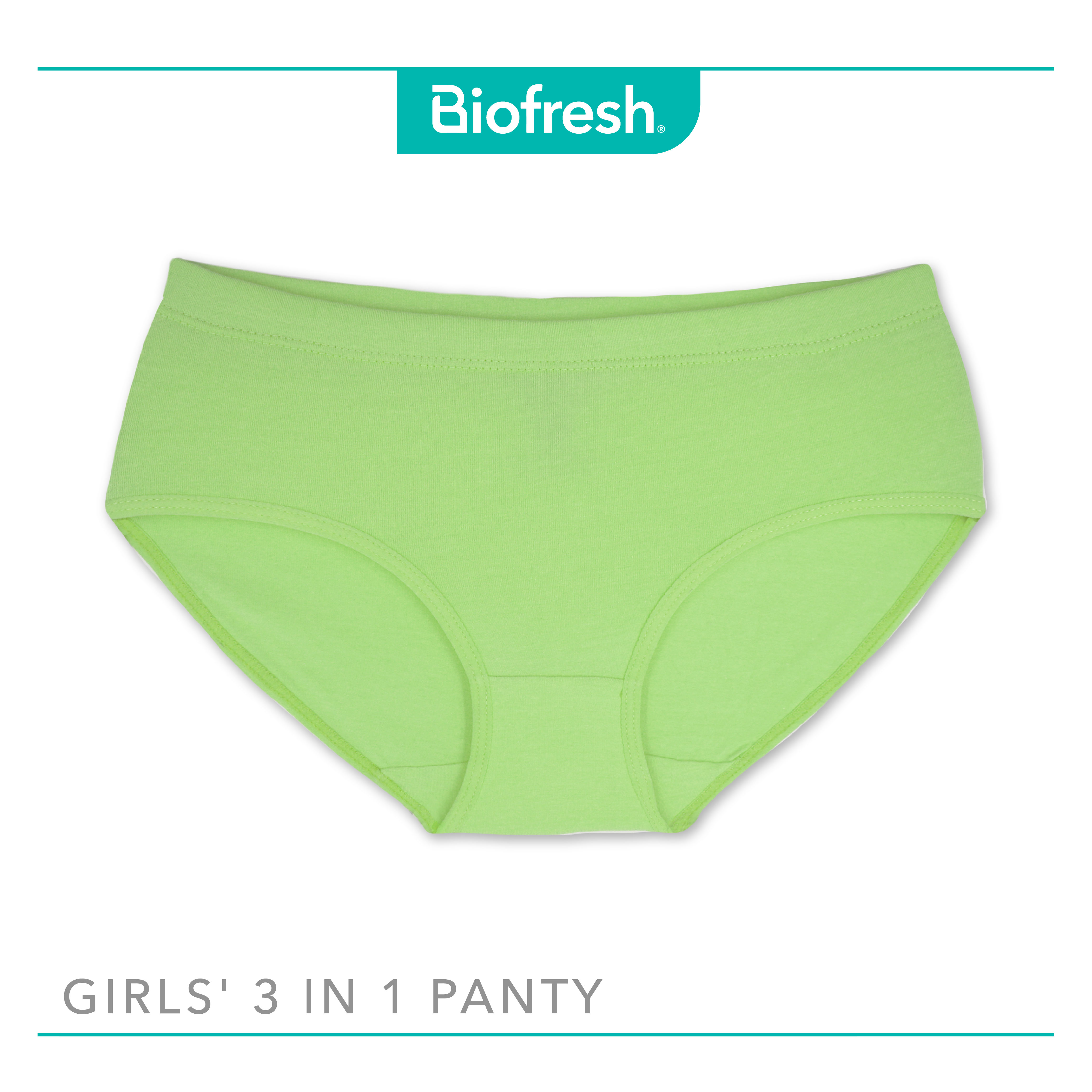 Biofresh Ladies' Antimicrobial Light Flow Leak Proof Menstrual Hipster  Period Panty 1 piece ULPHG0402