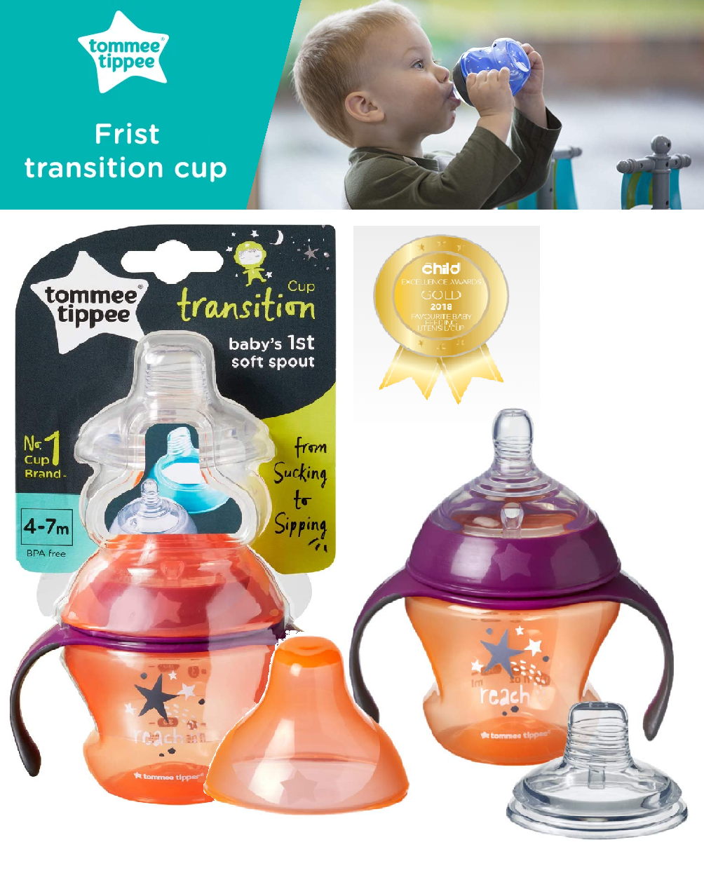 tommee tippee transition teat