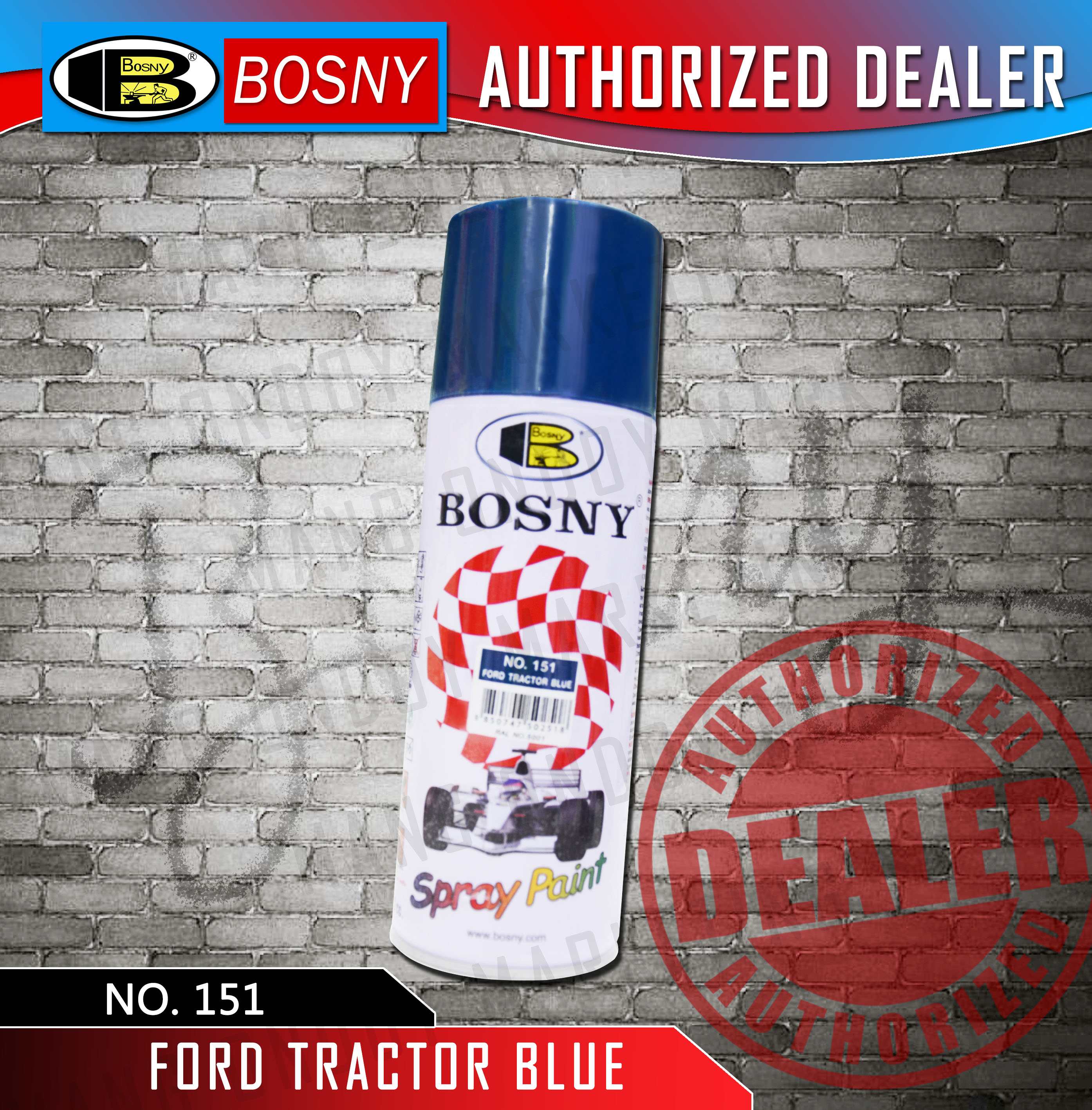 Bosny Spray Paint No. 151 Ford Tractor Blue Lazada PH