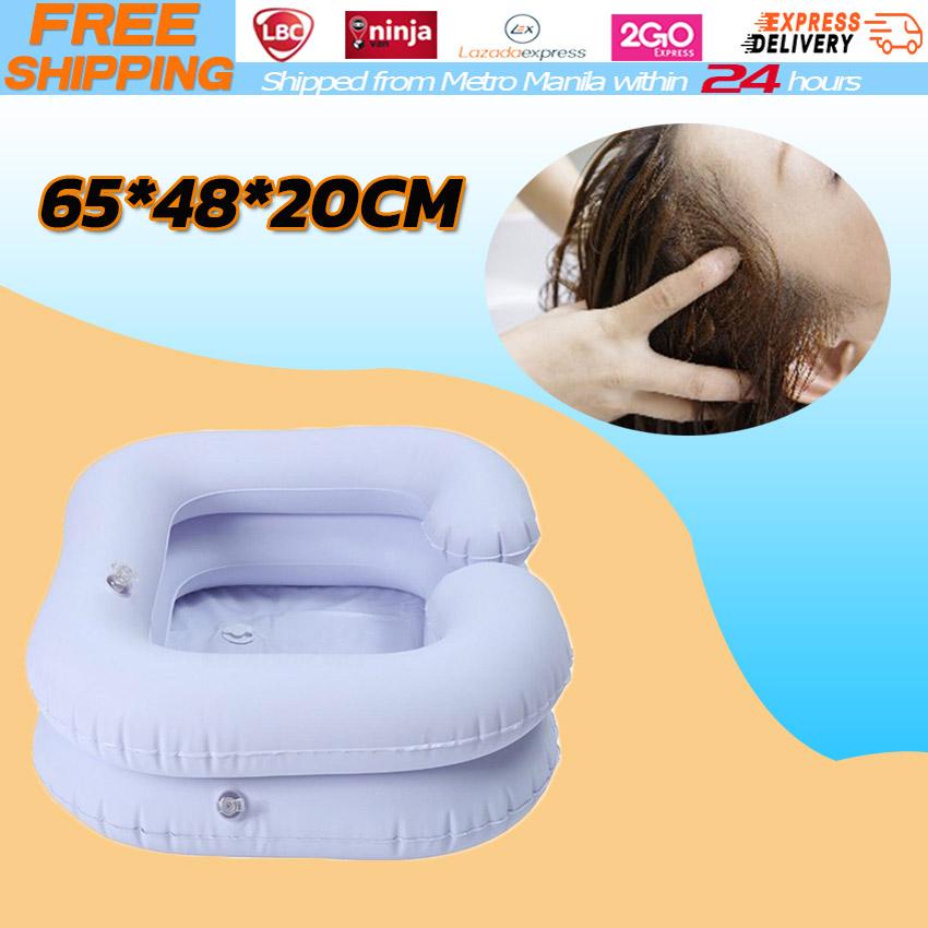 Portable Inflatable Hair Washing Basin Portable Shampoo Tray Shampoo Basin  Wash Basin for The Elderly The Disabled Nursing Convenient Folding Sink  Inflatable Shampoo Basin | Lazada PH