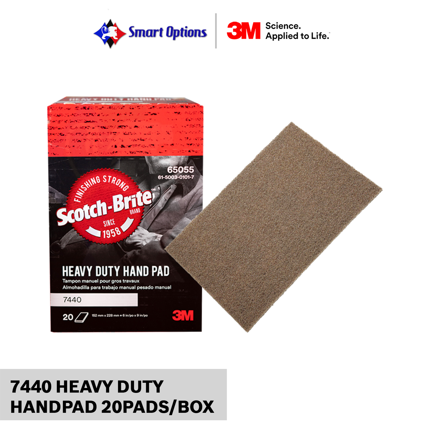 3M Scotch-brite 7440 Heavy Duty Hand Pad | Lazada PH