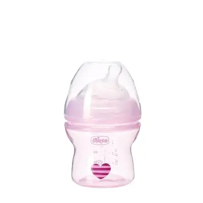 Chicco Pink Natural Feeling Feeding Bottle 150ml