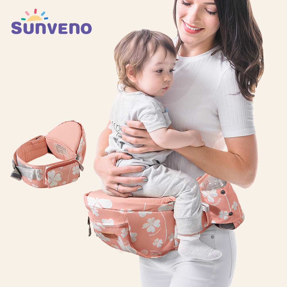 SUNVENO Adjustable Depressurize Baby Hip seat Carrier, Ergonomic - Main Image
