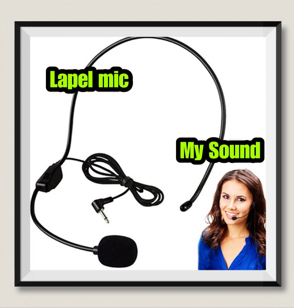 3.5mm Mini Studio Speech Mic Microphone Clip On Lapel [TESTED BEFORE