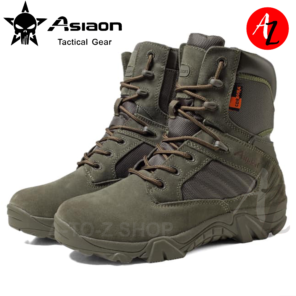 ASIAON 516 Side Zip Tactical Lightweight Shoes Cordura Fabric for ...