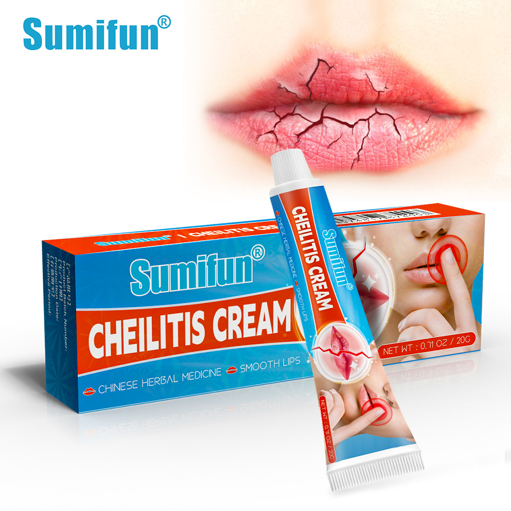 Heal and Repair Inflamed Lips SUMIFUN 20G Cheilitis Lip Care Cream Lip