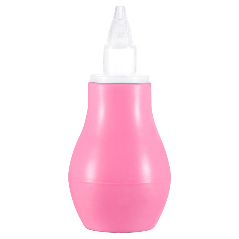 D9)Silicone Baby Nose Cleaner Pump Infant Sucker Newborn Nasal Vacuum ...