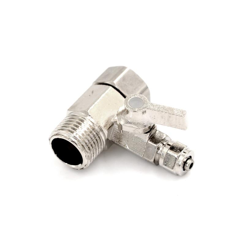 Hebeanna feed water filter purifier adapter 1/2'' to 1/4'' ball valve faucet tap safe