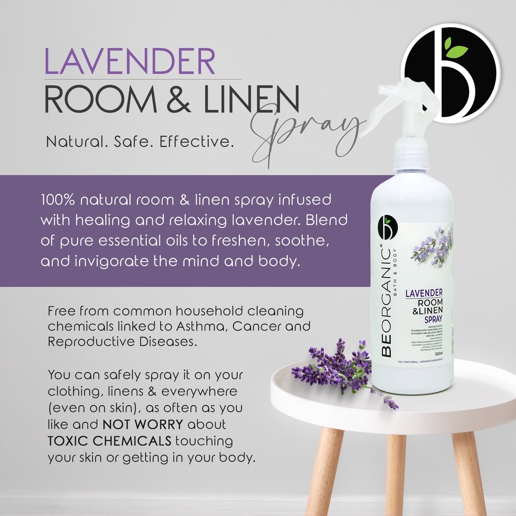 Be Organic Lavender Room Linen Spray 250mL Lazada PH